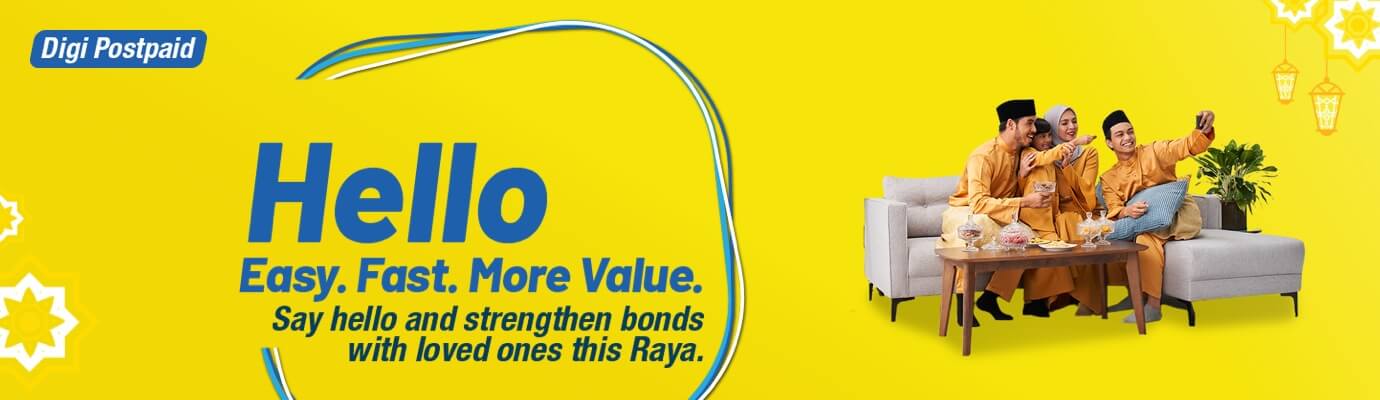 Digi Postpaid. Hello Bigger Savings. Enjoy savings on plan, Internet, entertainment & more with add-on deals.